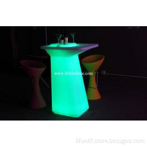 PE LED table / bar Furniture with 16 colors changeable